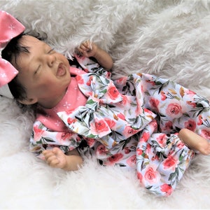 12 Inch Romper Set for Micro Mini Baby Silicone Reborn Art Doll! CLOTHING ONLY!