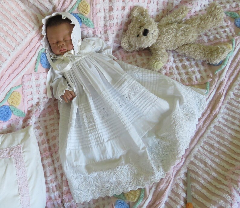 Vintage Remake Christening Gown for Reborn Baby Silicone Art Etsy