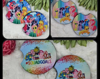 My Little Pony Neoprene car Coasters