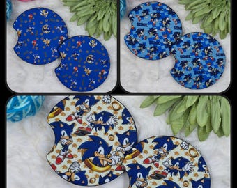Sonic the Hedgehog Neoprene car Coasters