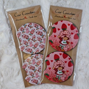 Strawberry Shortcake Neoprene car Coasters