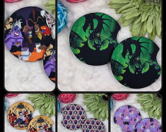 Villians neoprene car Coasters