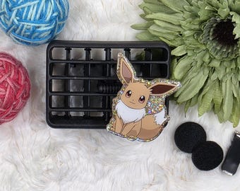 Eevee Car Vent Clip or Badge Reel