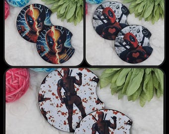 Dead Pool Neoprene Car Coasters