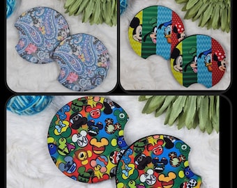 Disney neoprene car Coasters
