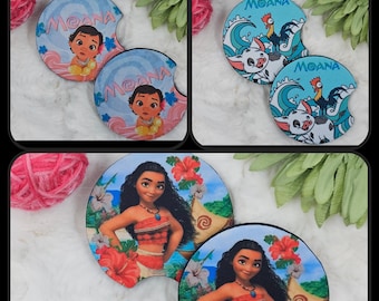 Moana Neoprene Car Coasters