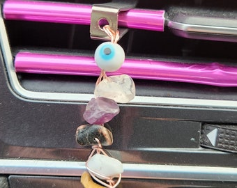 Custom Gemstone/Crystal car vent clip