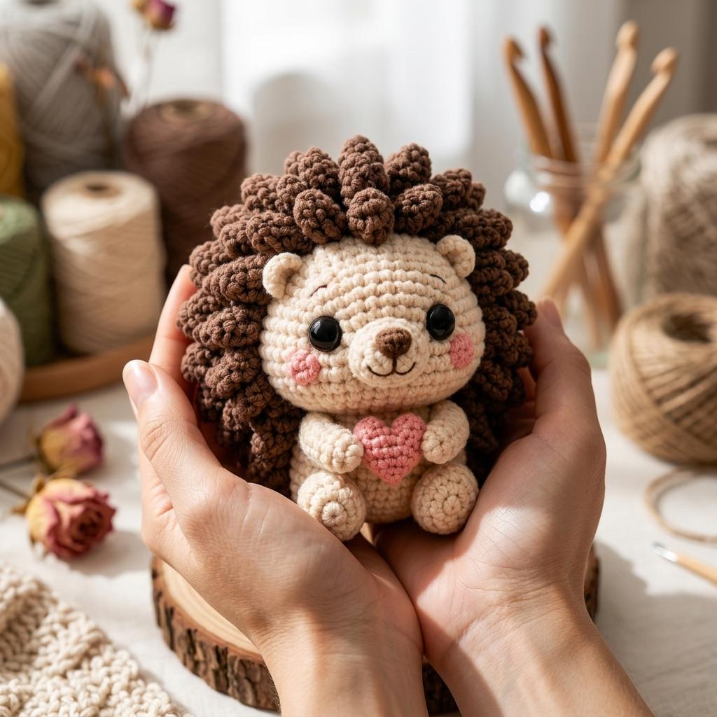 ハリネズミのあみぐるみ - Etsy 日本