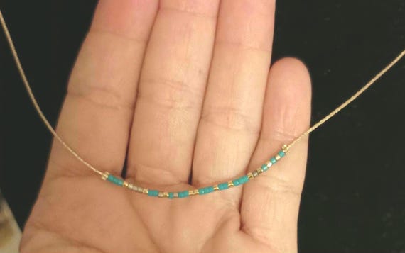 Morse code "soul sister" necklace