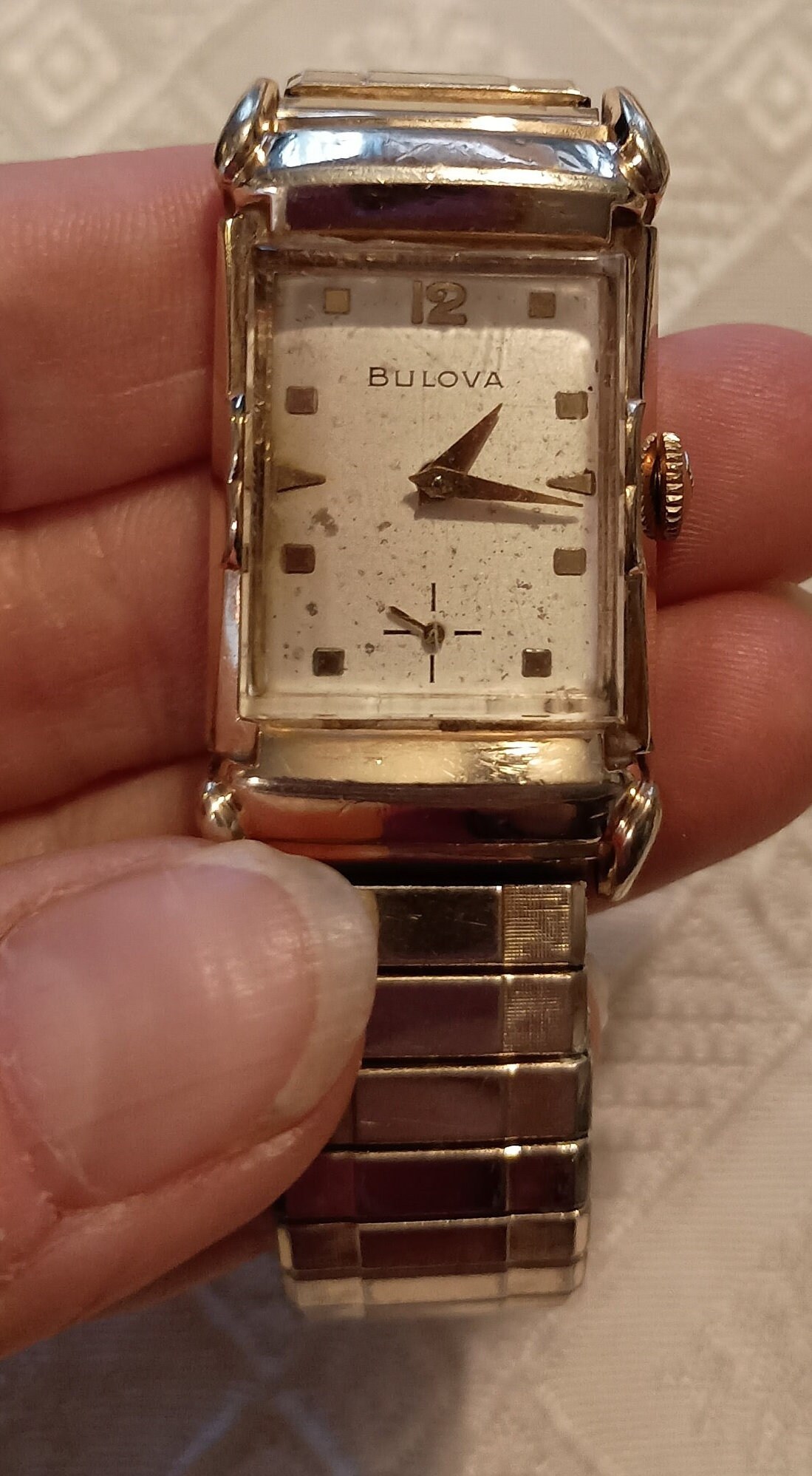 Vintage Bulova L4 10k Rolled Gold Plate Mens Watch Etsy