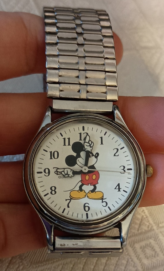 Disney quartz time works metal watch