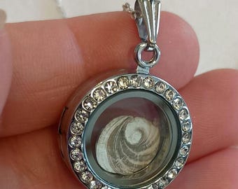 Vintage memory locket necklace