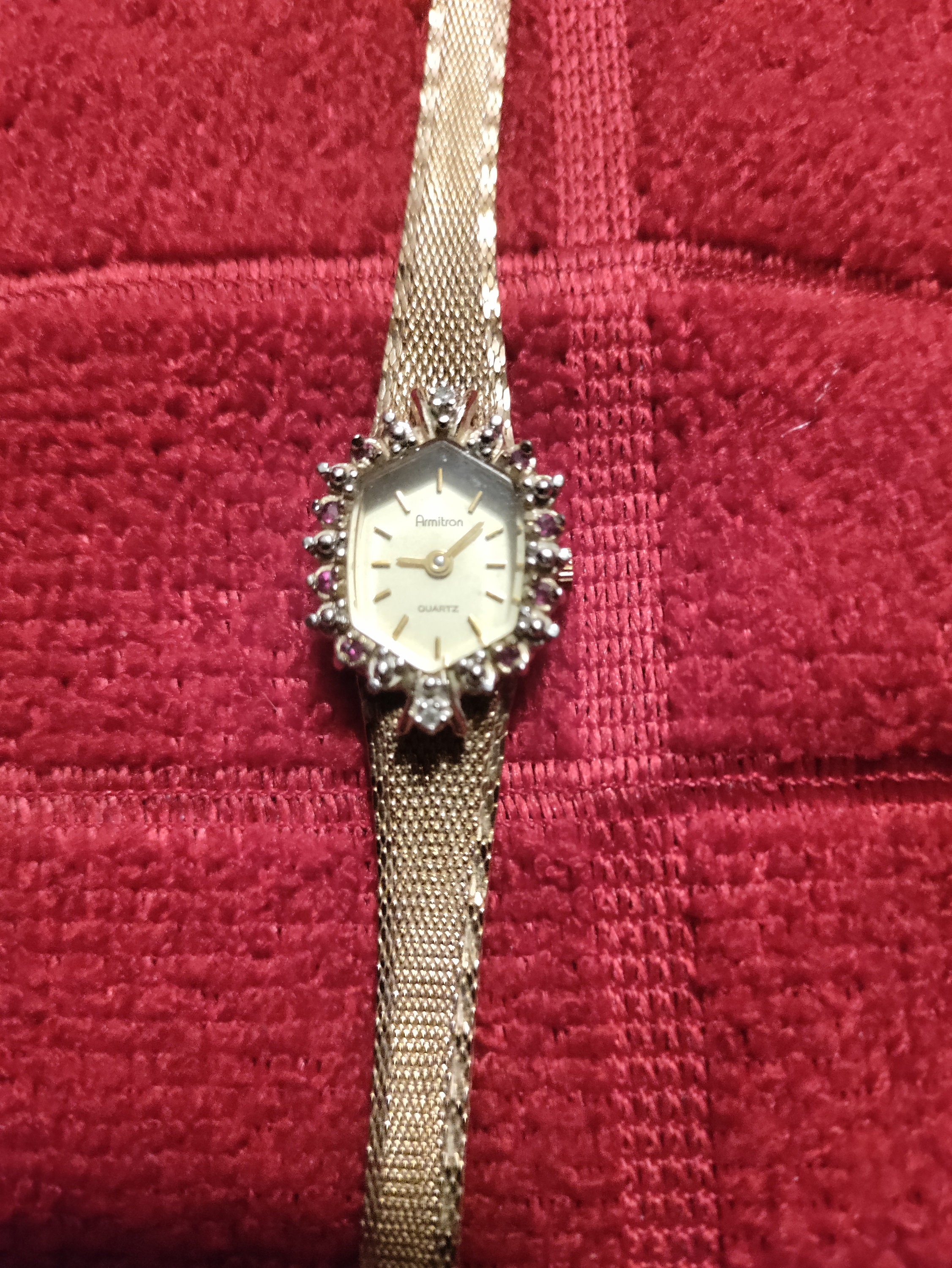 Deauville diamond armitron quartz deals watch