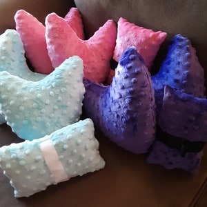 Mastectomy Pillows. A set of two. /comfort pillows/very soft minky pillows/Breast Cancer awareness/Free Seat Belt Pillow image 8