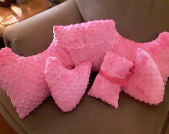 Mastectomy Pillow set /Breast Cancer Awareness/comfort pillows post surgery.