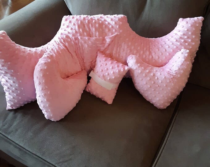 Mastectomy Pillows/a Set of Three All Minky/breast Cancer Etsy