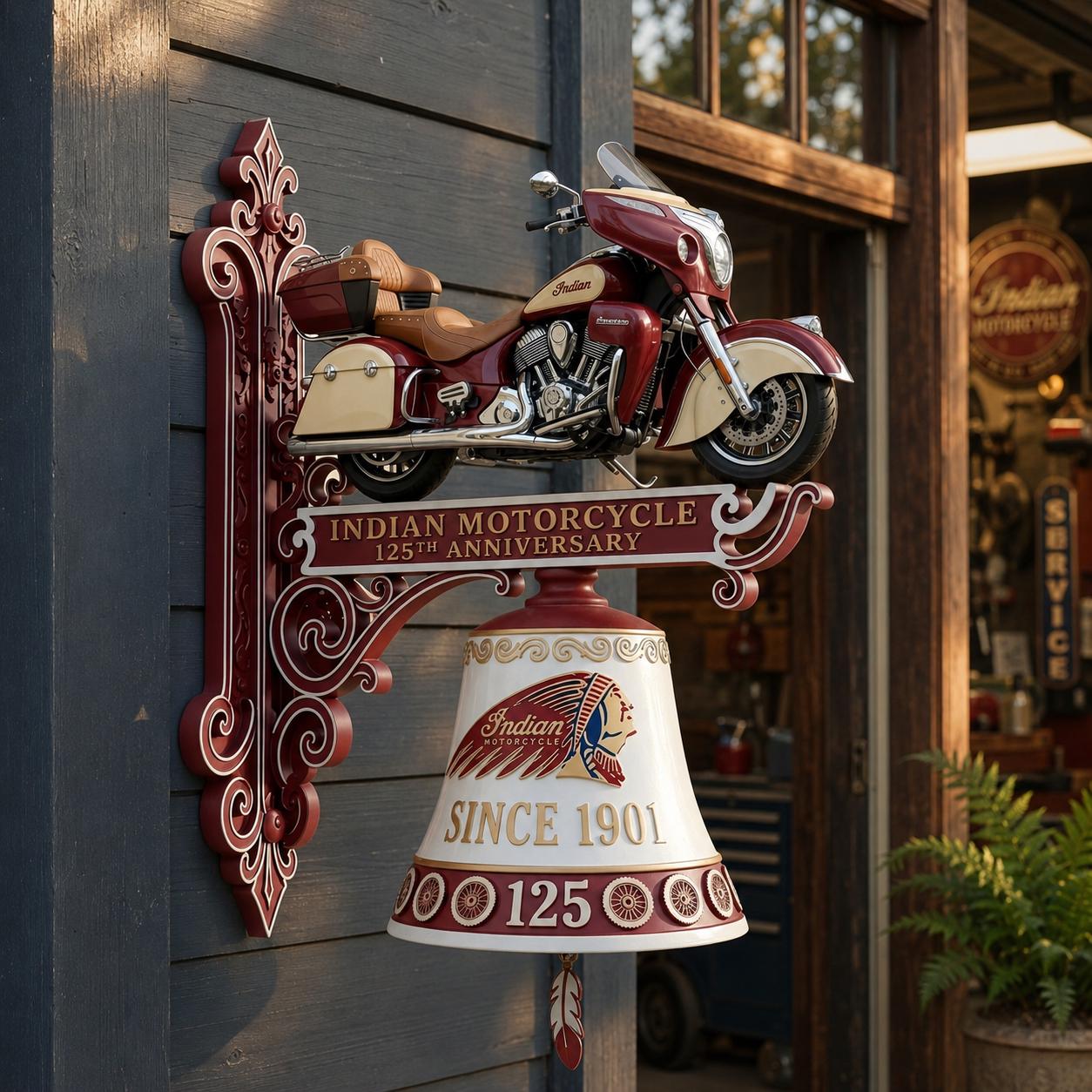 Vintage Indian Motorcycle Sign - Etsy