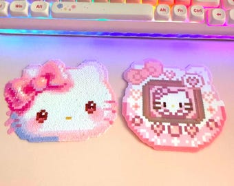 Individuell handgefertigte Perler-Fused-Beads-Kunst
