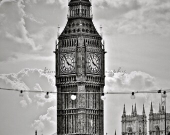 Big Ben,B&W,London,England,Travel,London photo, London gift,London print,Big Ben gift,London Eye gift,travel photo,England gift