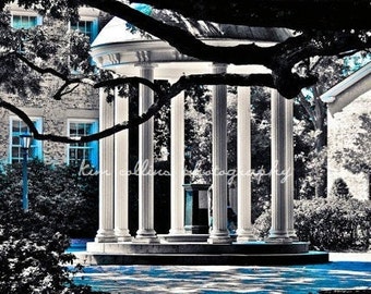 UNC Old Well Photo Print, Chapel Hill Campus, Tarheel Gift