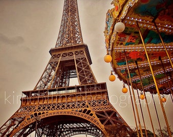 Eiffel Tower Carousel Photo,Paris gift,Paris photo,Paris Print,Paris France,Francophile gift,Francophile