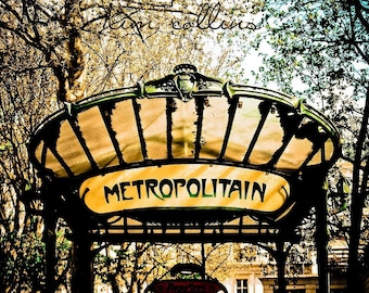 Parisian Abysses Metro Station Photo,Paris gift,Paris photo,Paris Print,Paris France,Francophile gift,Francophile