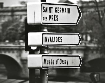 Street Signs in Paris,Fine Art Photography,France,Paris gift,Paris photo,Paris Print,Paris France,Francophile gift,Francophile