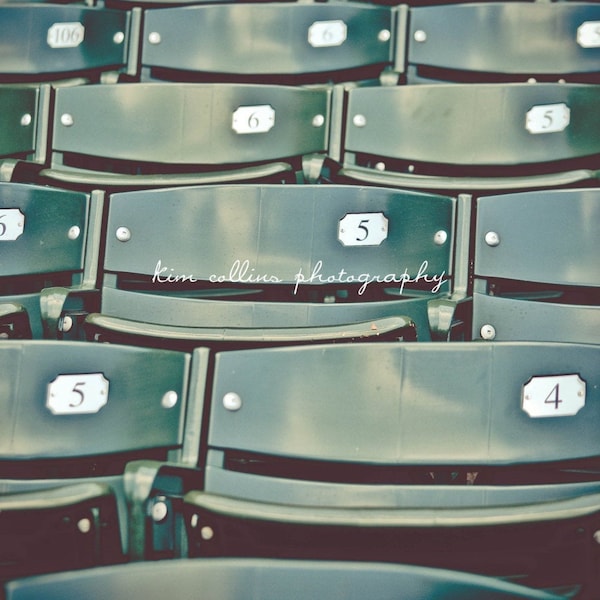 Baseball Wrigley Field, Photo of Wrigley Seats, Chicago Cubs,Chicago,Man cave, Sports fan,Wrigleyville,Cubs gift,Mancave gift,Cubs fan,