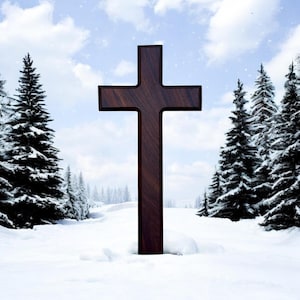 Cross Wall Hanging Made From Rustic Rosewood, Wall decor cross., Handmade wooden cross. Farmhouse wall cross. Minimalist cross wall art