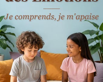 Kit Émotions Enfant TDAH et Autisme à Imprimer – Roue des Émotions, Thermomètre, Cartes et Coin Calme – Gestion des Colères et Anxiété