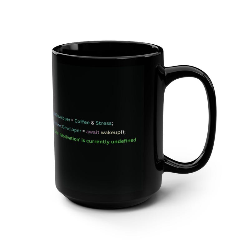 Tazza divertente per programmatori TypeScript, regalo per ingegneri del software, tazza da caffè per sviluppatori, tazza per programmatori, regalo per informatici, umorismo tecnologico per sviluppatori web immagine 8