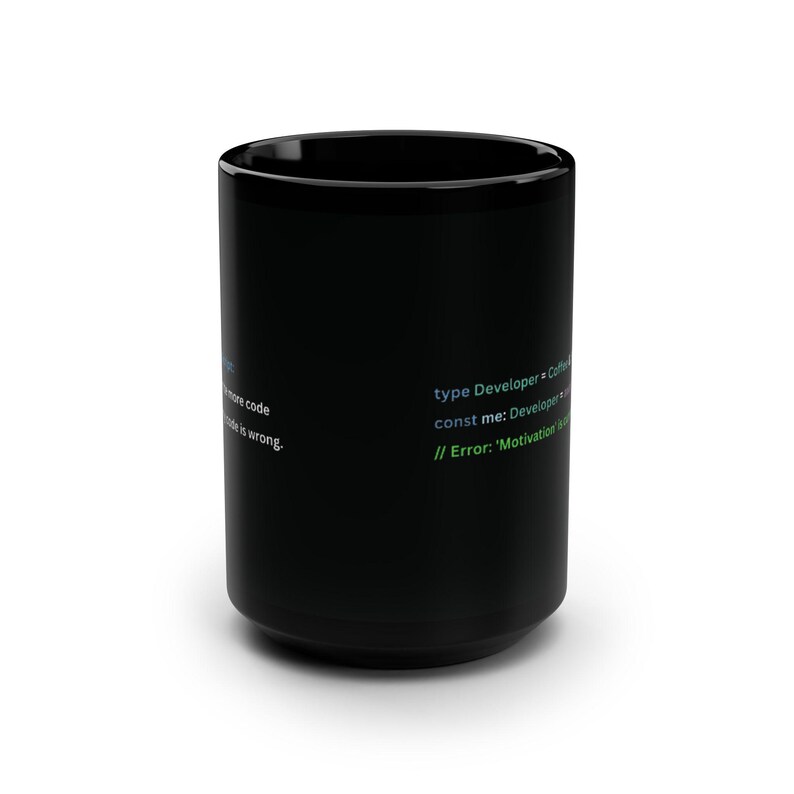 Tazza divertente per programmatori TypeScript, regalo per ingegneri del software, tazza da caffè per sviluppatori, tazza per programmatori, regalo per informatici, umorismo tecnologico per sviluppatori web immagine 5