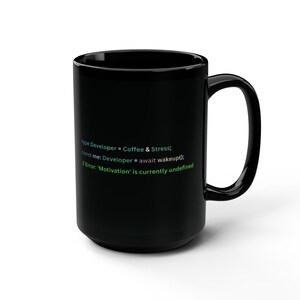 Tazza divertente per programmatori TypeScript, regalo per ingegneri del software, tazza da caffè per sviluppatori, tazza per programmatori, regalo per informatici, umorismo tecnologico per sviluppatori web immagine 7