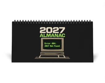 Calendario da parete per programmatori 2027 / Merchandising divertente per l'assistenza IT / Decorazione per l'ufficio dello sviluppatore web / Battute sul frontend e sul backend / Idea regalo per responsabile tecnico