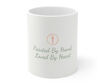 Reborn Doll Artist Mug | Hand-Painted Line Art Coffee Cup, Collector Gift