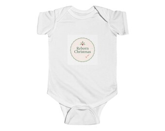 Merry Christmas baby bodysuit | Holiday script infant onesie