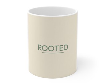 Rooted Reborn Doll Glossary Mug | Minimalist Ceramic Coffee Cup (11oz)
