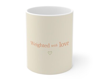 Weighted Heart Mug | Reborn Doll Lover Coffee Cup