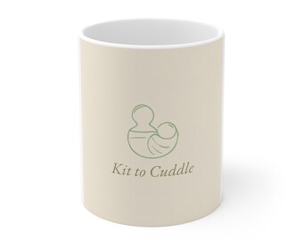 Reborn Doll Collector Mug | Kit to Cuddle Baby Design (11oz Ceramic)