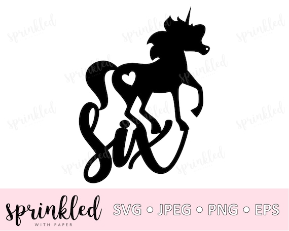 Download Svg Files For Cricut Unicorn Fifth Birthday Svg Unicorn Etsy
