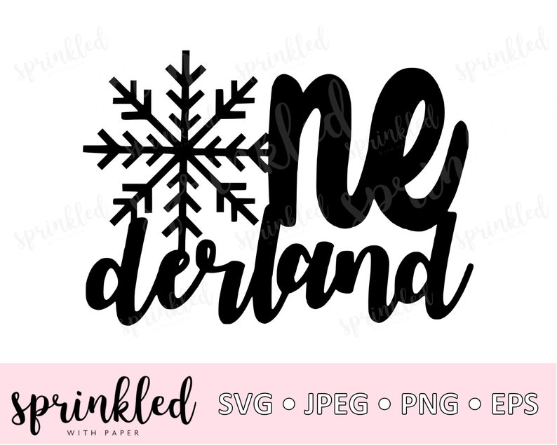 Svg files for Cricut ONEderland SVG Cake topper SVG image 2