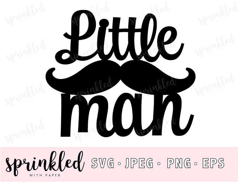 Download Little Man Svg Baby Shower Svg Cricut Cut File Etsy