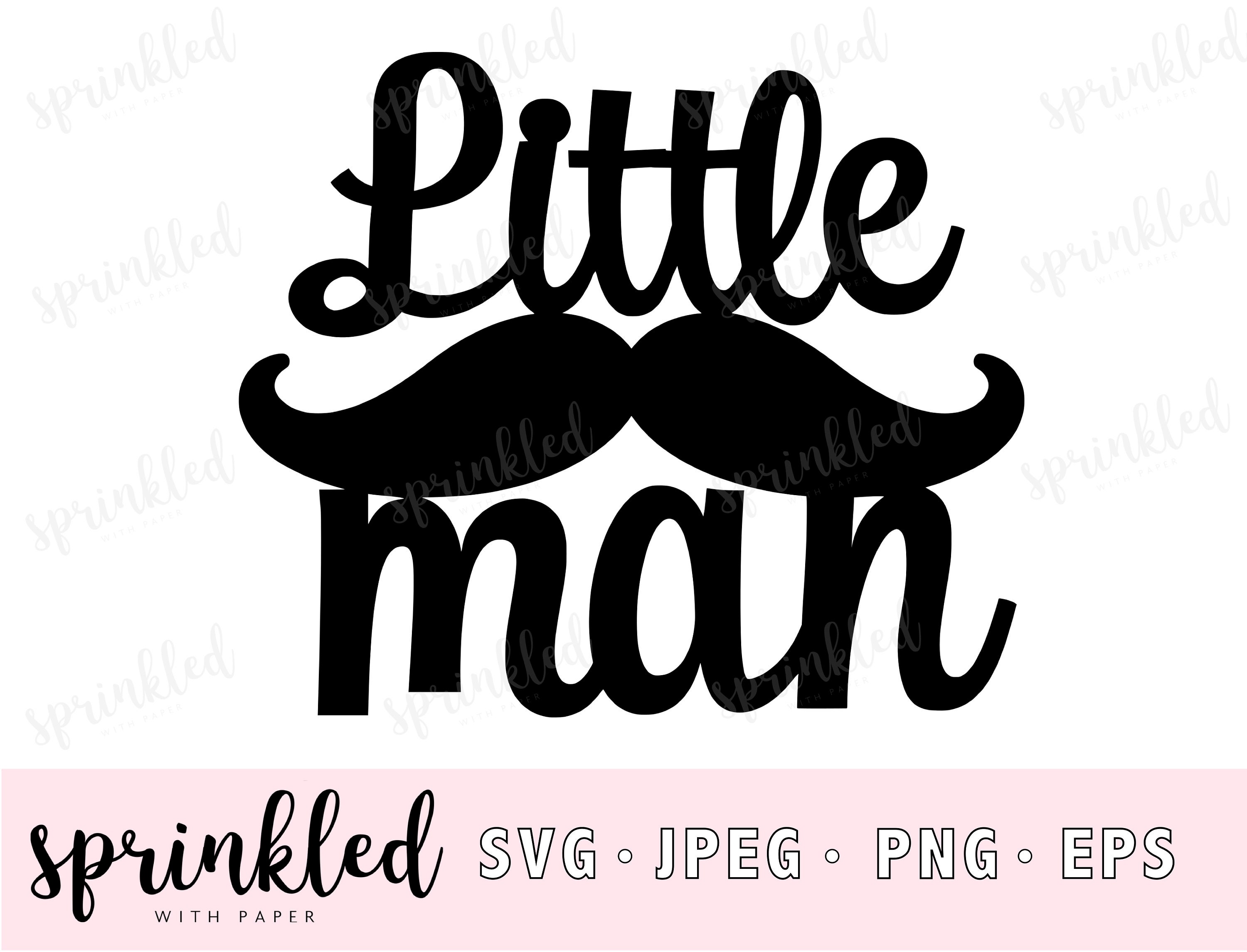 Download Little Man SVG baby shower svg cricut cut file | Etsy