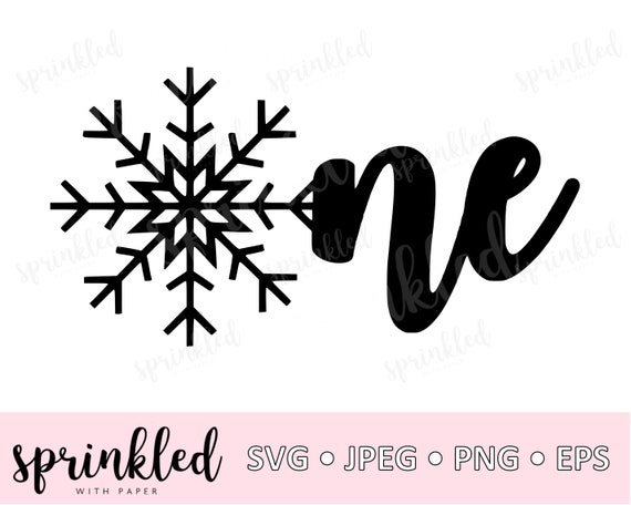 Download Svg Files For Cricut One Snowflake Svg Cake Topper Svg Etsy