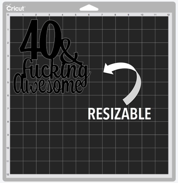Download Svg Files For Cricut 40th Birthday Svg File 40 And Fucking Etsy