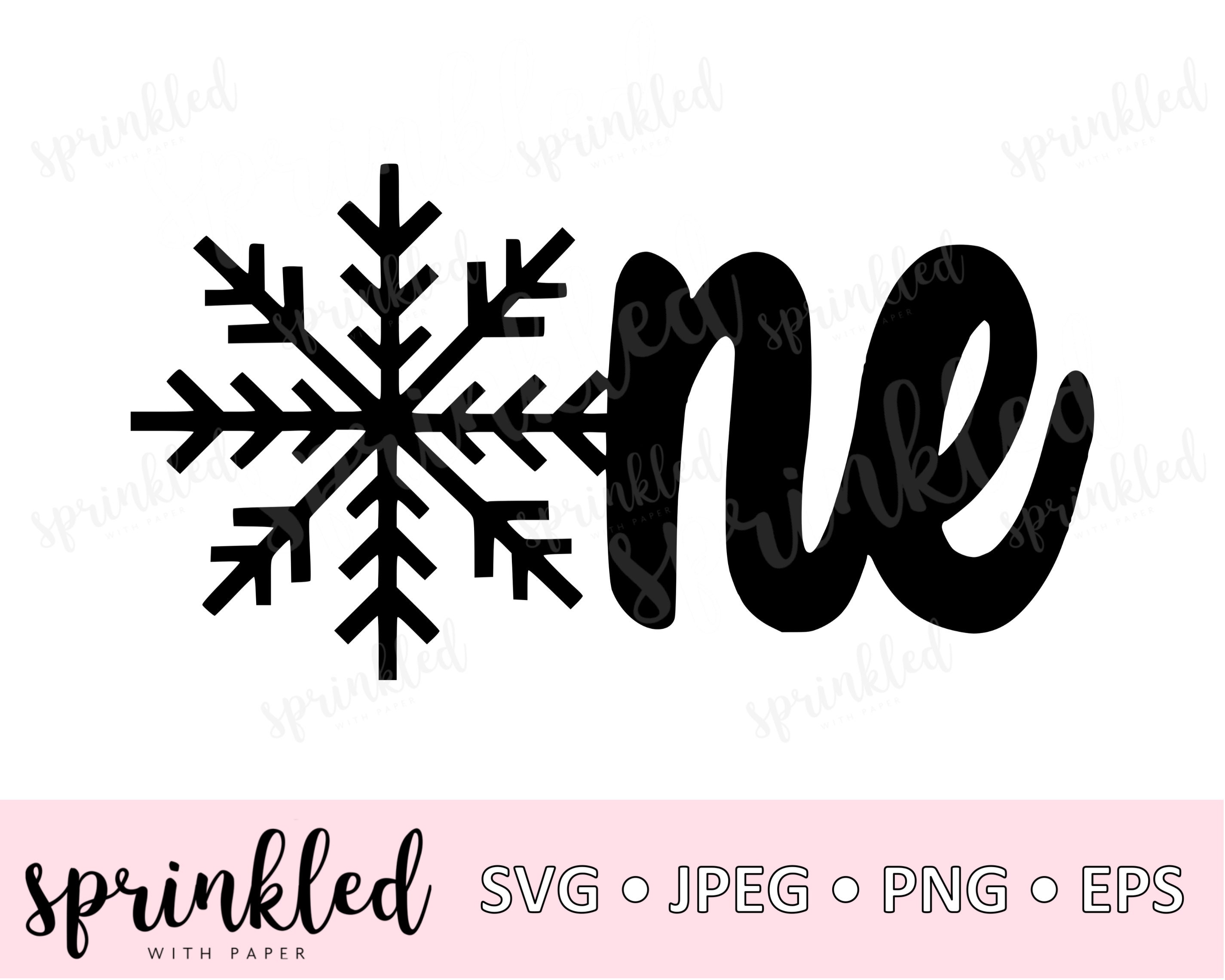 Download Svg Files For Cricut One Snowflake Svg Cake Topper Svg Etsy