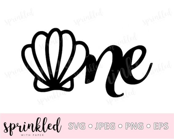 Download Svg Files For Cricut One Svg Seashell First Birthday Svg Etsy