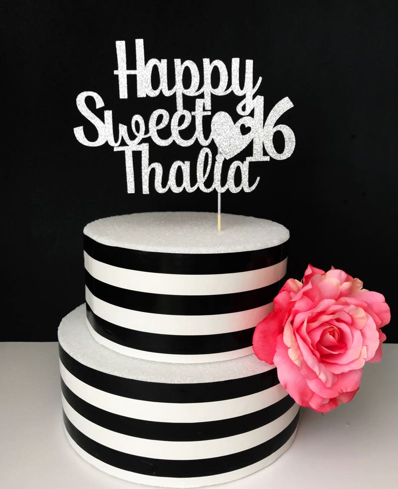 Free Free 310 Sweet 16 Cake Topper Svg SVG PNG EPS DXF File