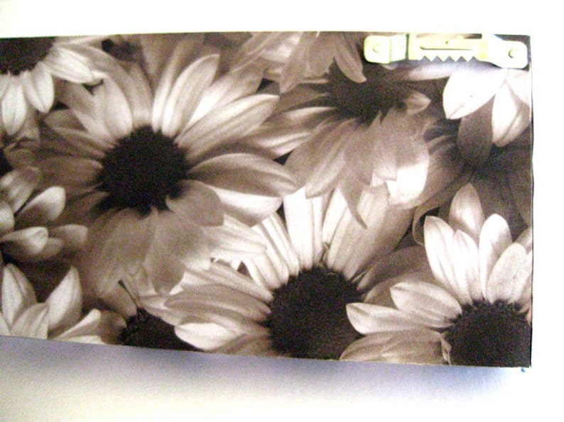 Daisy Jewelry Holder Flower Key Rack Black and White Daisies, Flowers, Sunflowers, Silhouette, Gray, Charcoal, Garden, Floral Blooms Daisy image 5