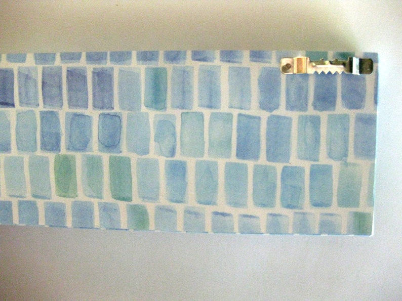 Jewelry Holder and Key Rack Sea Glass, Blue, Teal, Aquamarine, Ocean, Pattern, Organization, Beach, Sea, Sea Colors Sea Glass image 5